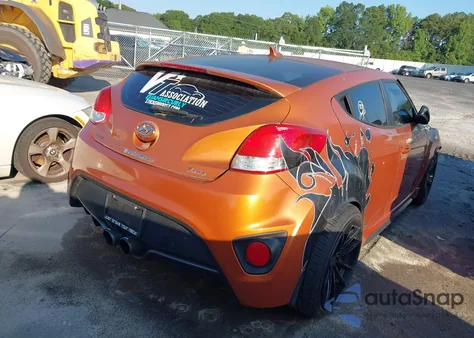 2016 Hyundai Veloster Turbo from USA, damaged, VIN KMHTC6AE9GU258792